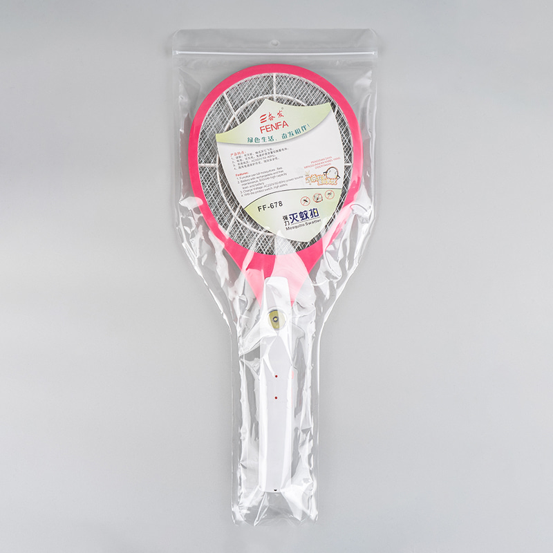 FF-678 3-kolorowa dioda LED z wtyczką Akumulator kwasowo-ołowiowy 400 mAh Elektryczna packa na komary FF-678 3-kolorowa dioda LED z wtyczką Akumulator kwasowo-ołowiowy 400 mAh Elektryczna packa na komary