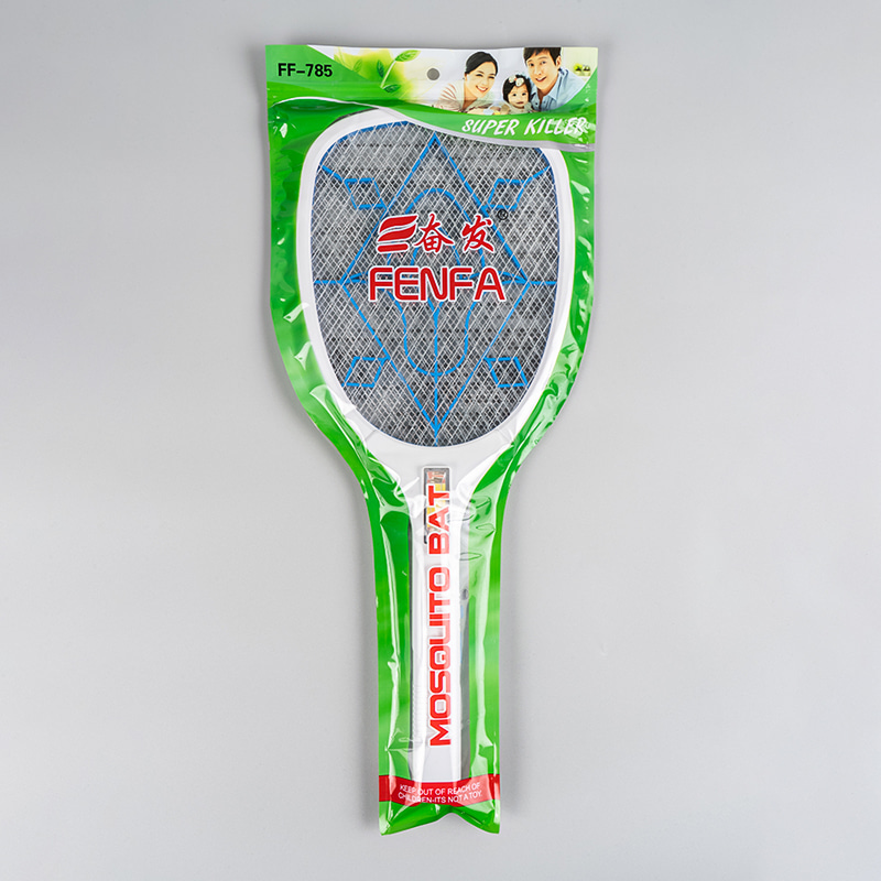 FF-785 3-kolorowa dioda LED z wtyczką, akumulator kwasowo-ołowiowy, elektryczna packa na komary 400 mAh FF-785 3-kolorowa dioda LED z wtyczką, akumulator kwasowo-ołowiowy, elektryczna packa na komary 400 mAh